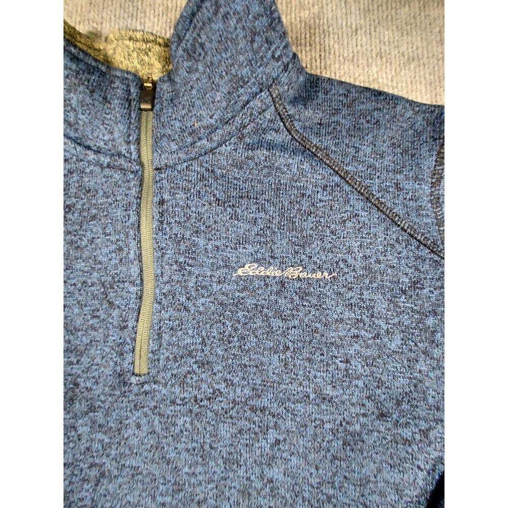 Men's 2XL Radiator Sweater Fleece 1/4 Zip Pullover Blue Heather 2X Mock Neck - Picture 3 of 7